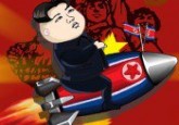 لعبة صاروخ  كيم جونغ